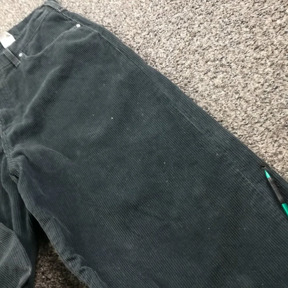 Vintage 1997 Levi's SilverTab Pants Corduroy Loose Fit Wide Leg Baggy Mens 36x30